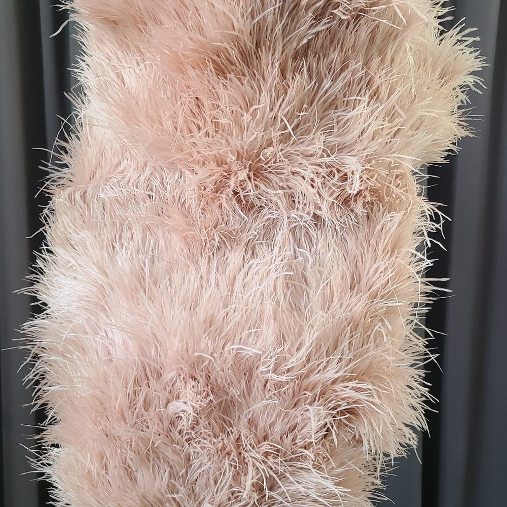 Sleeveless Blush Pure Feather Mini